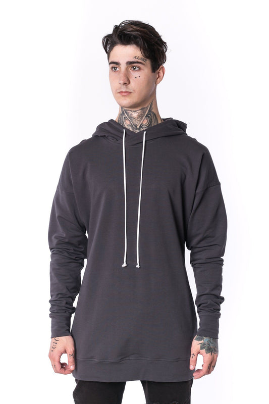 The Man Paneled Hoody 17 // drevené uhlie