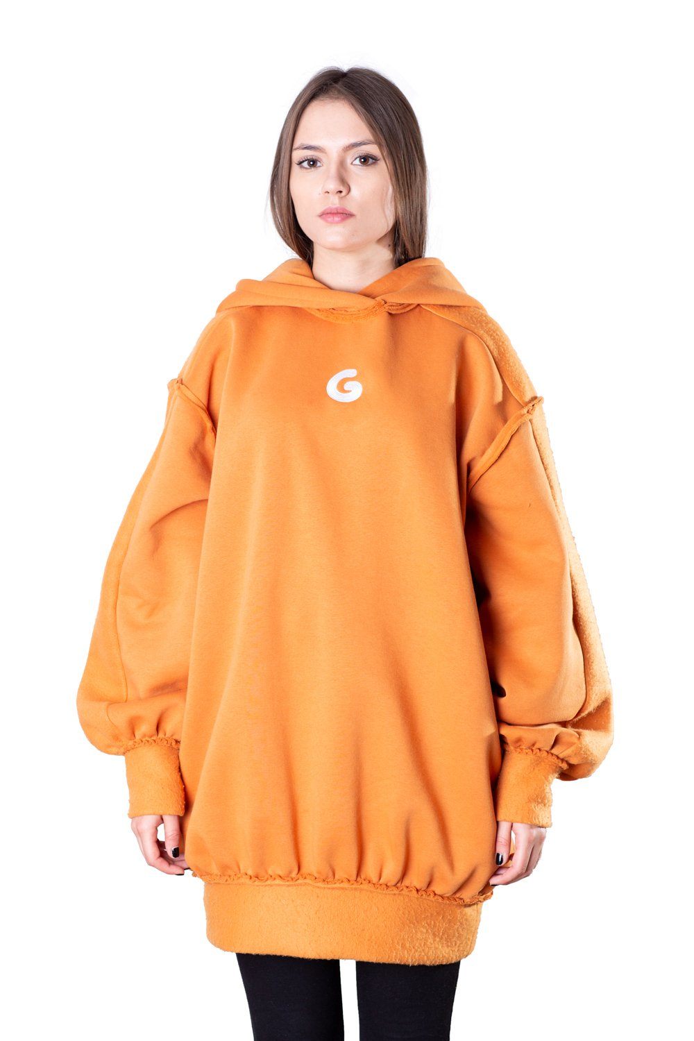 TheG Fresh Oversize Hoody Woman // horčica