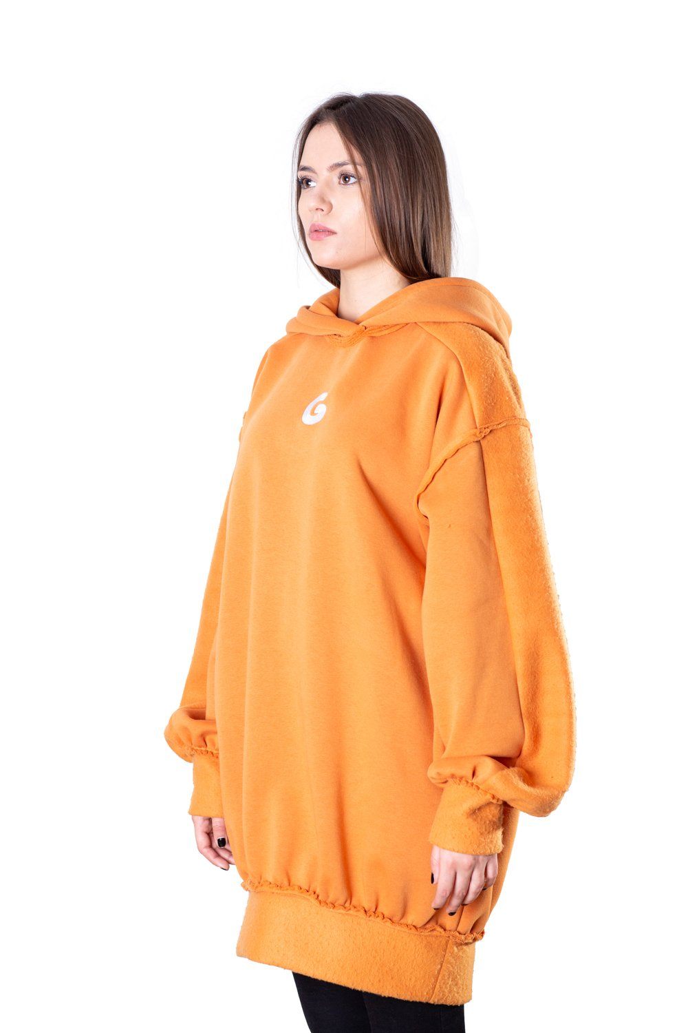TheG Fresh Oversize Hoody Woman // horčica