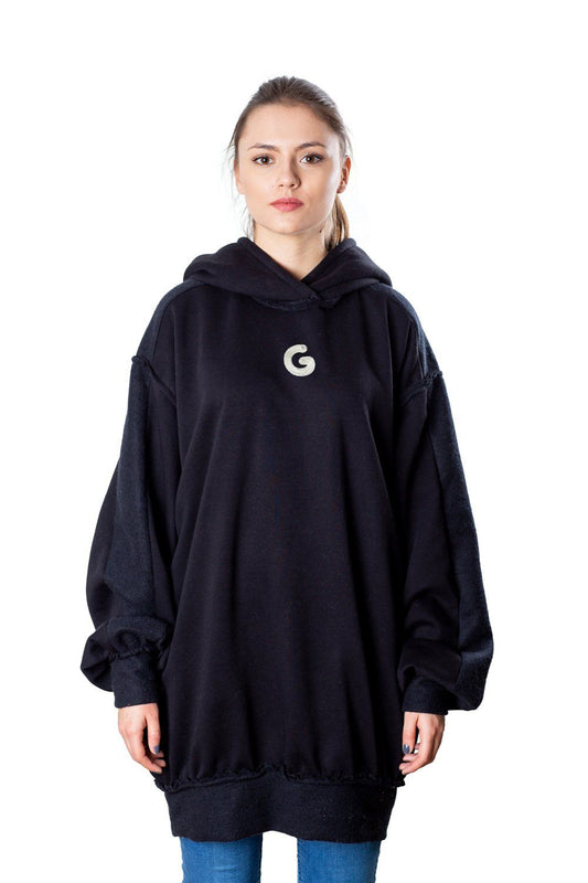 TheG Fresh Oversize Hoody Woman // čierna