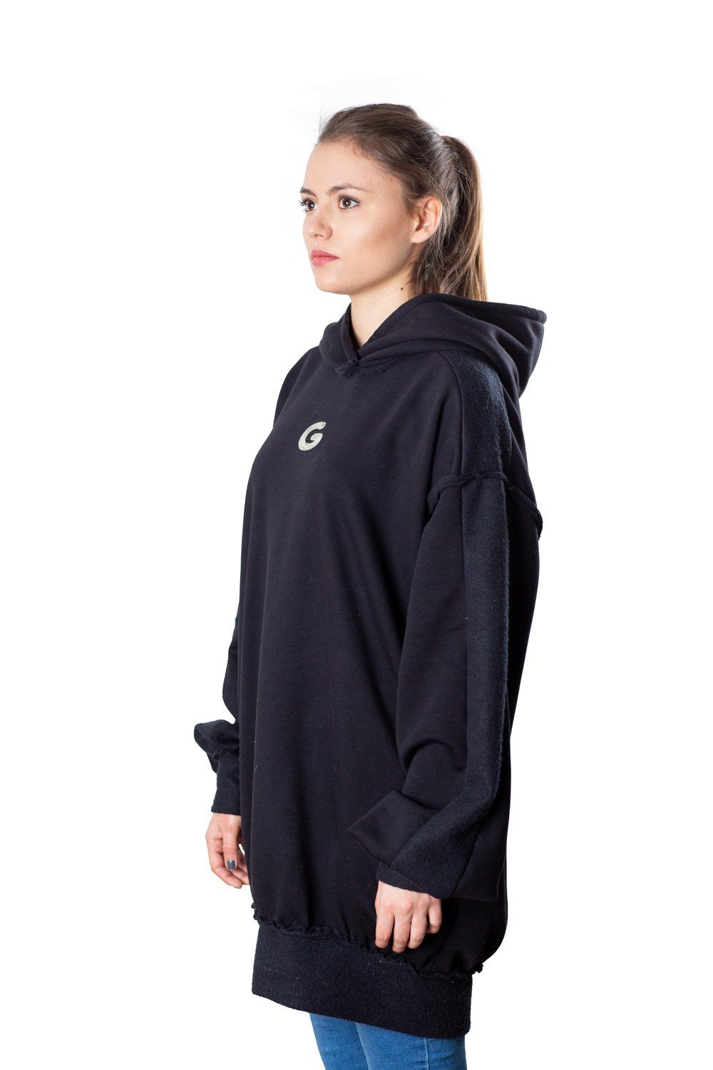 TheG Fresh Oversize Hoody Woman // čierna
