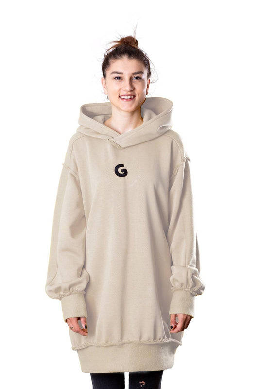 TheG Fresh Oversize Hoody Woman // pšenica