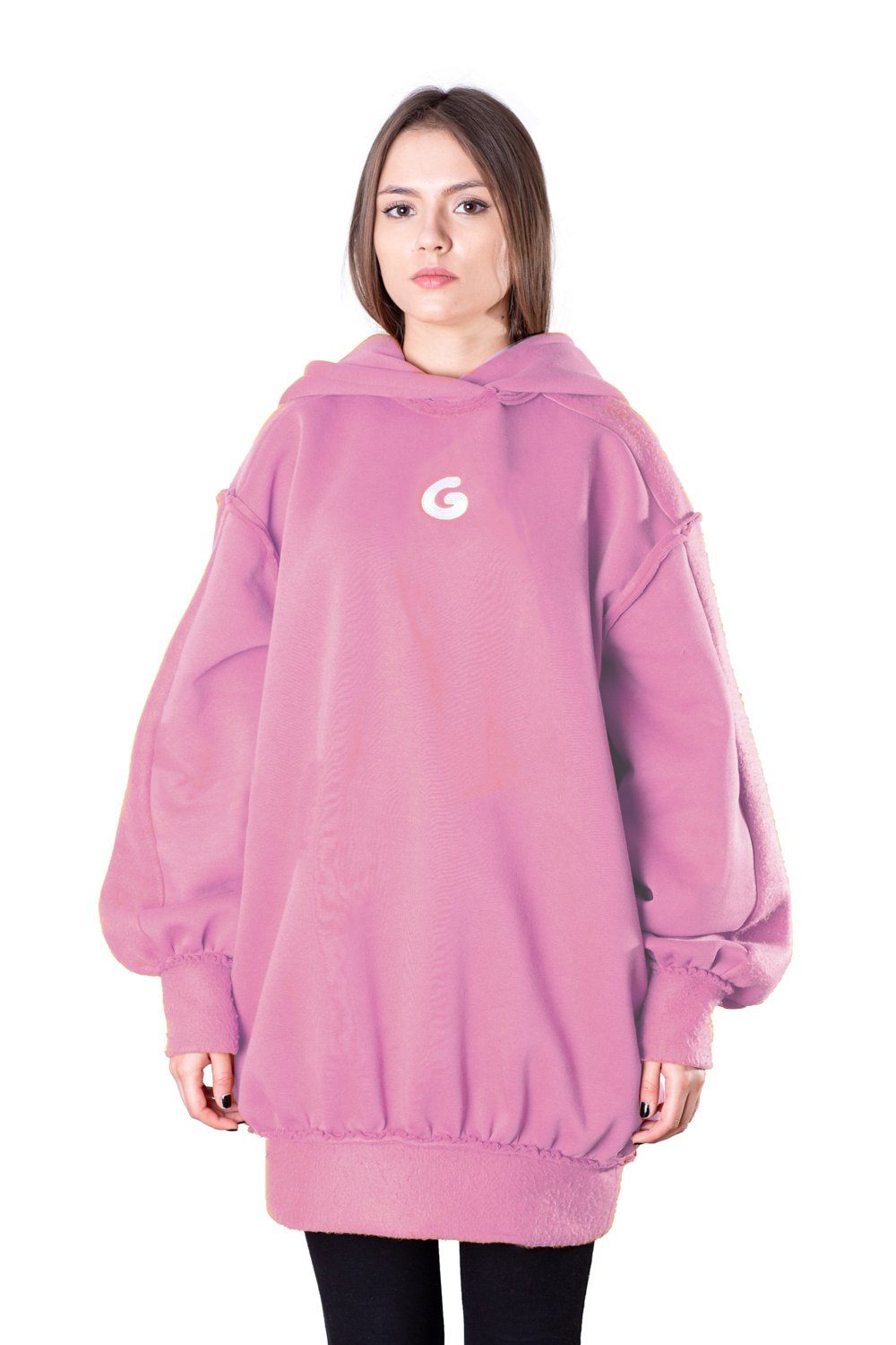 TheG Fresh Oversize Hoody Woman // staroružová