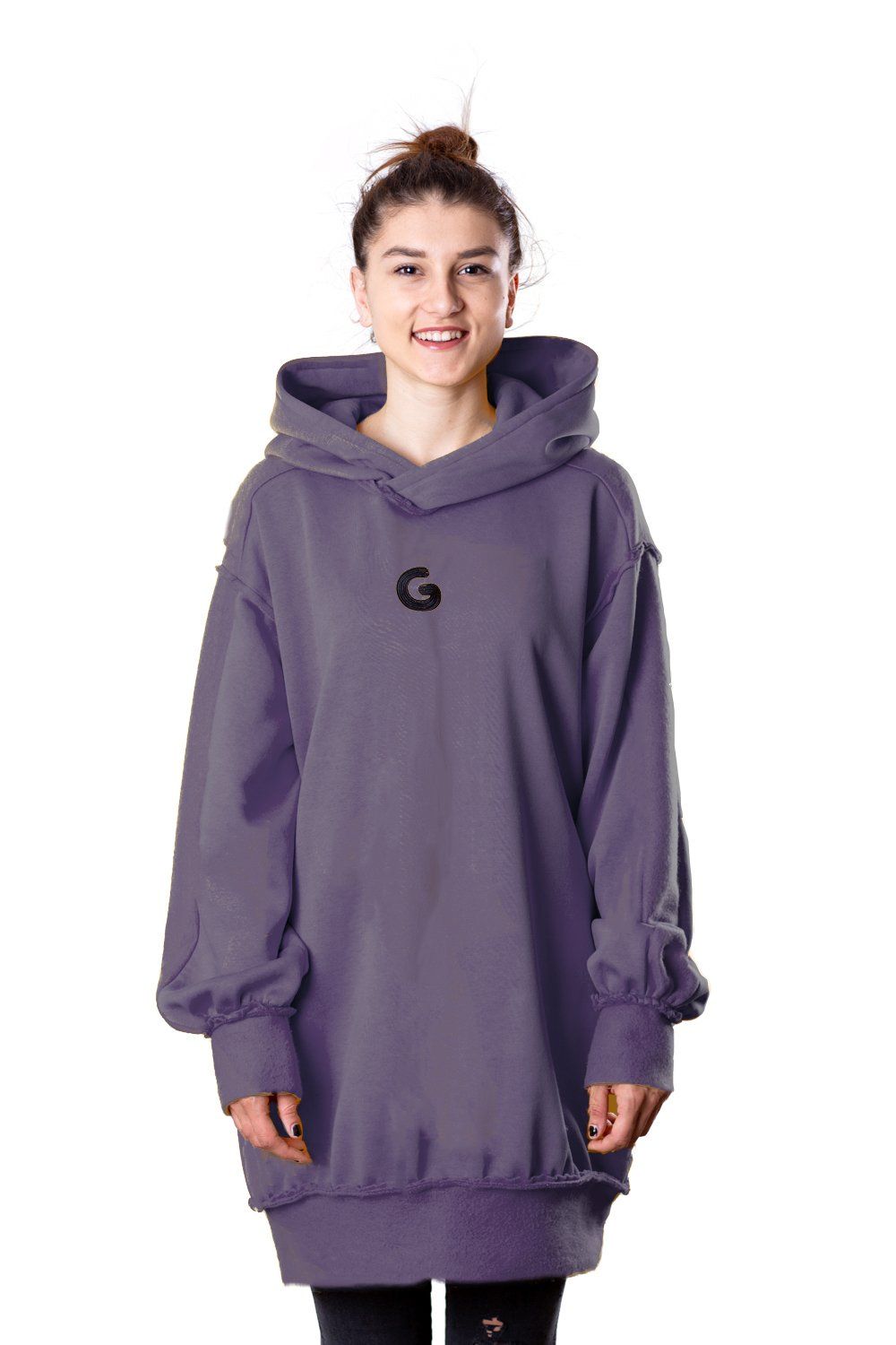 TheG Fresh Oversize Hoody Woman // fialová