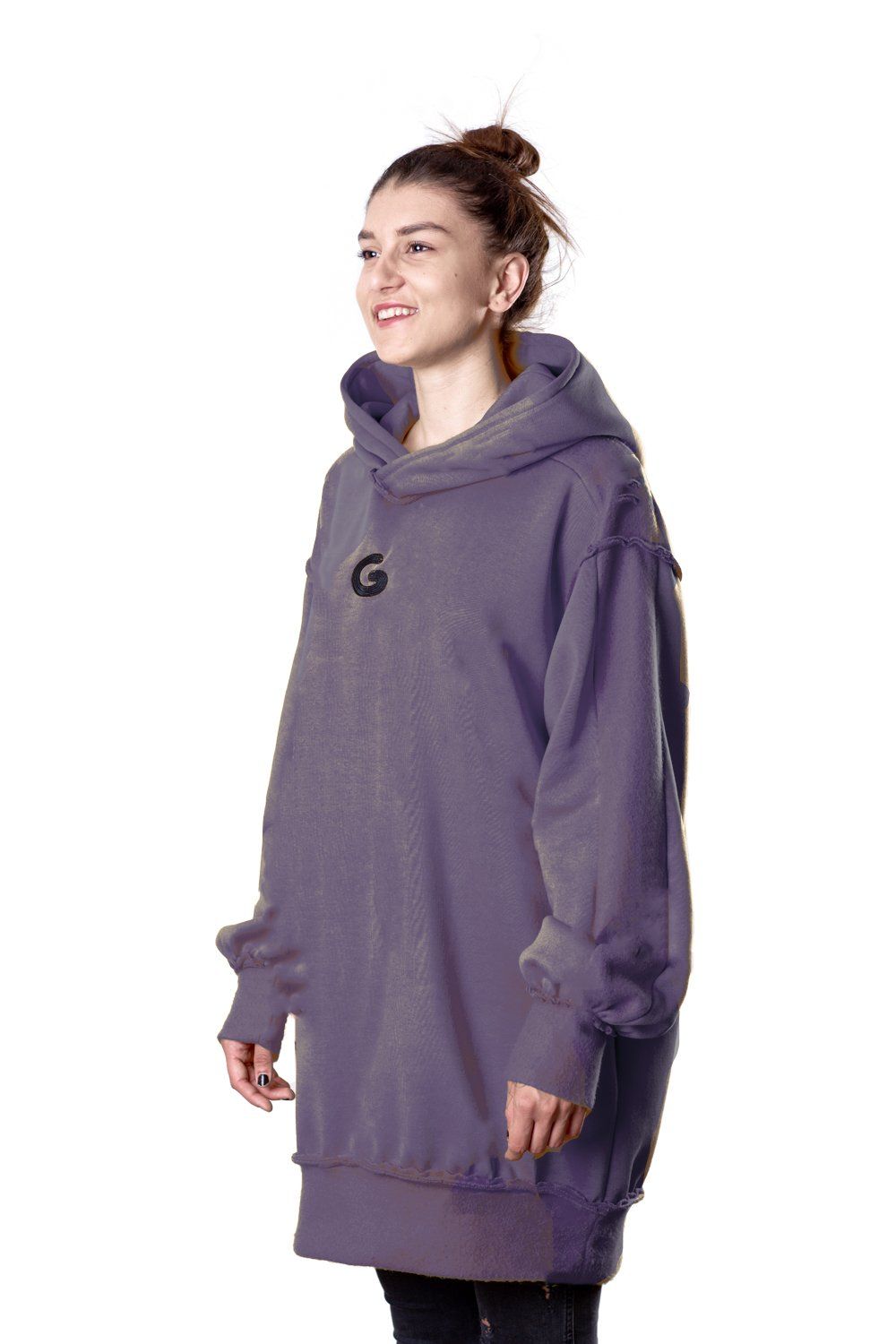 TheG Fresh Oversize Hoody Woman // fialová