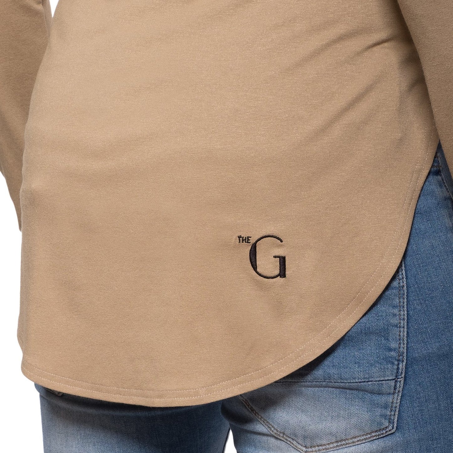 TheG Man Viskóza Under Long Tee // ťava