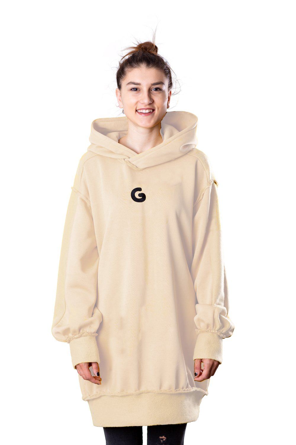 TheG Fresh Oversize Hoody Woman // béžová