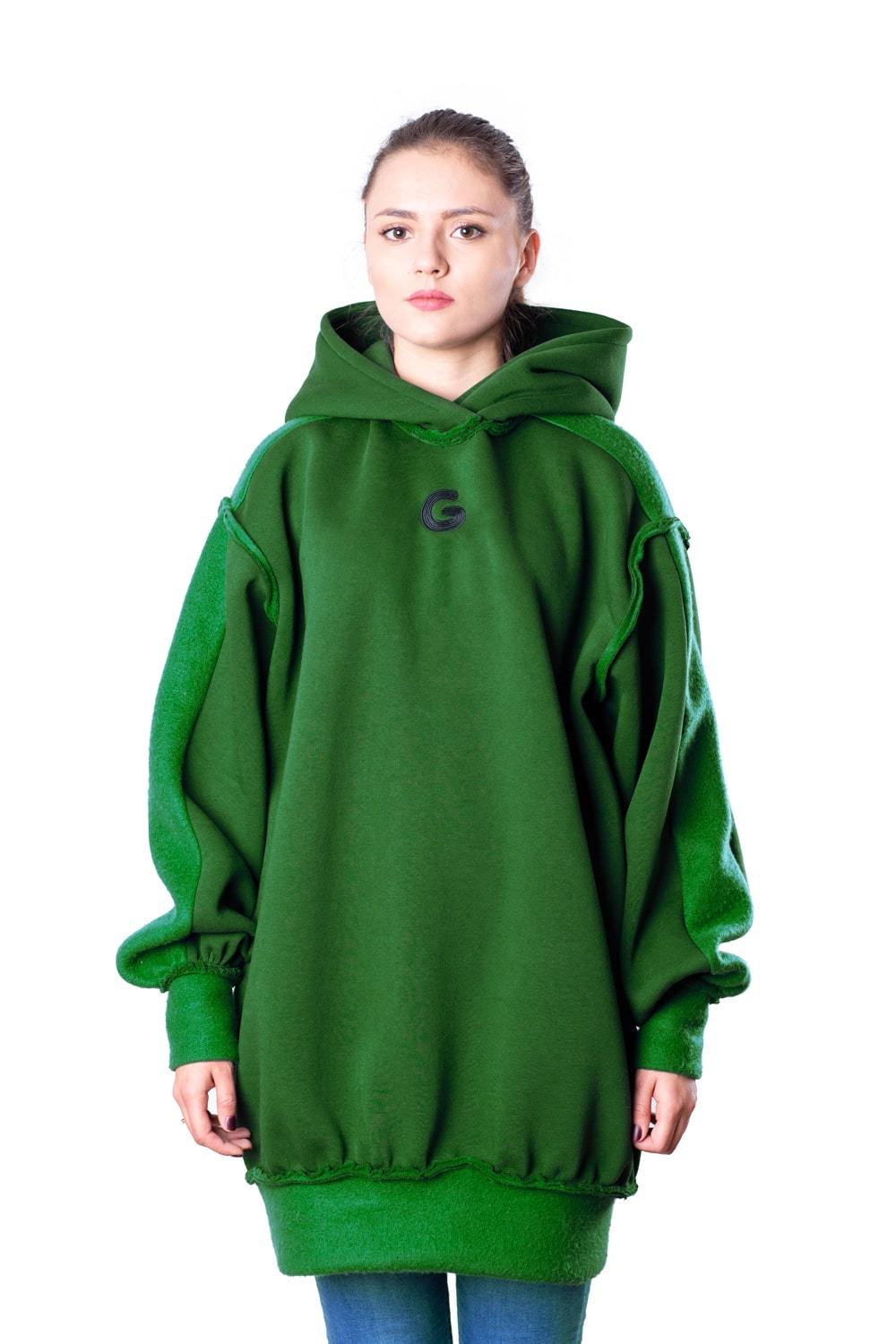 TheG Fresh Oversize Hoody Woman // green