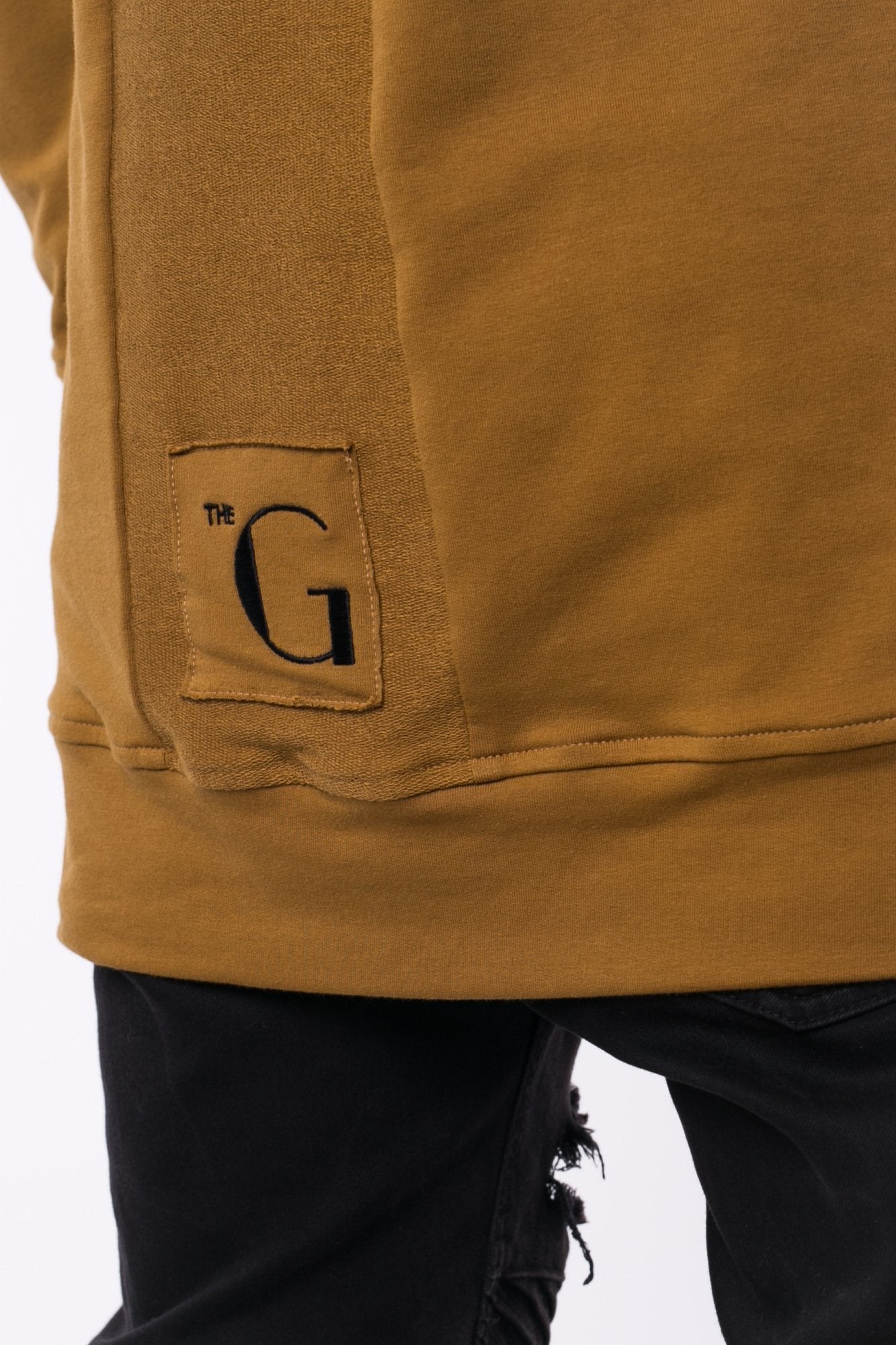 The Man Paneled Hoody 17 // umber