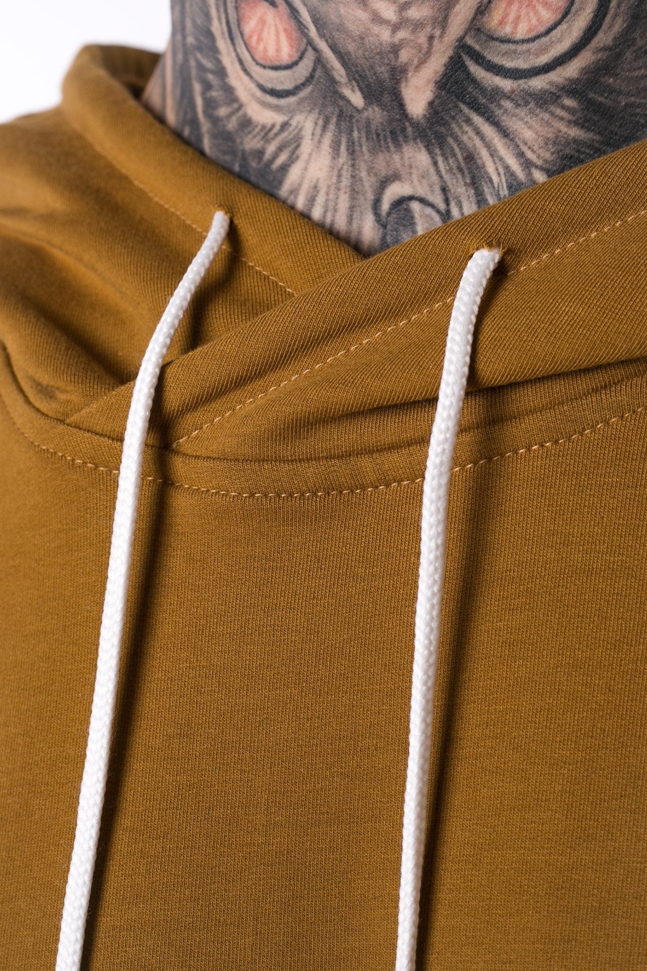 The Man Paneled Hoody 17 // umber