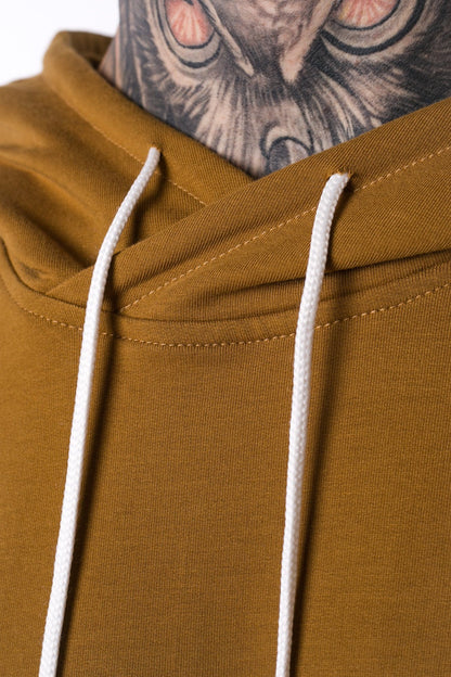 The Man Paneled Hoody 17 // umber