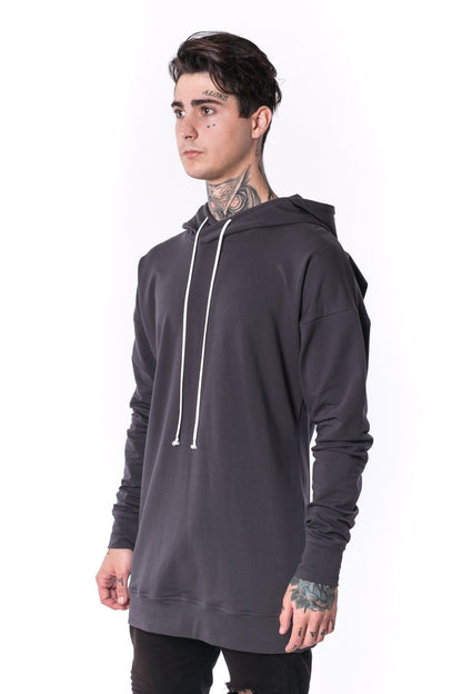 The Man Paneled Hoody 17 // drevené uhlie