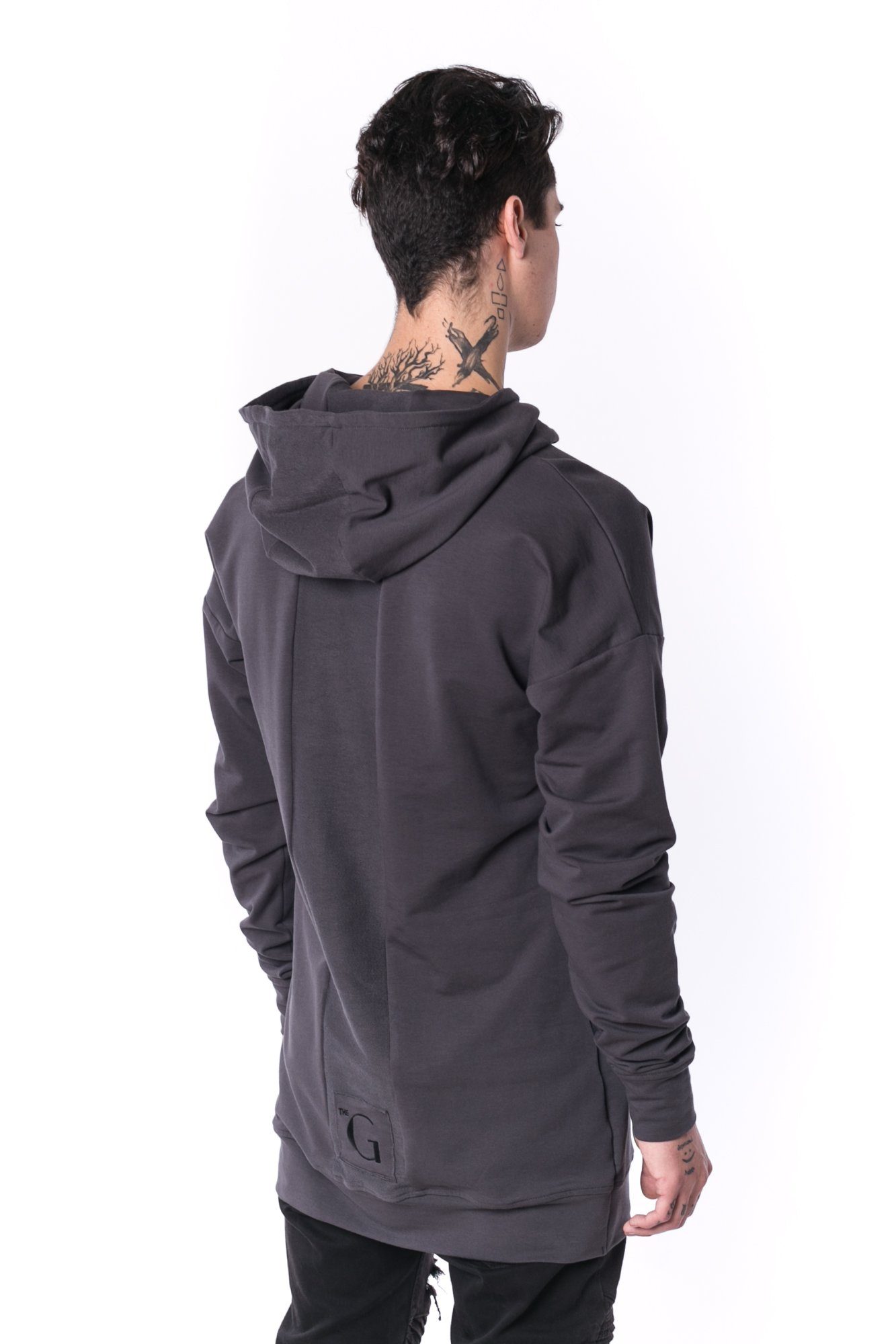 The Man Paneled Hoody 17 // drevené uhlie