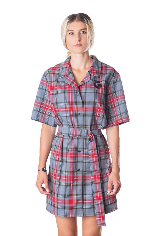 Tartan Woman Dress // gry