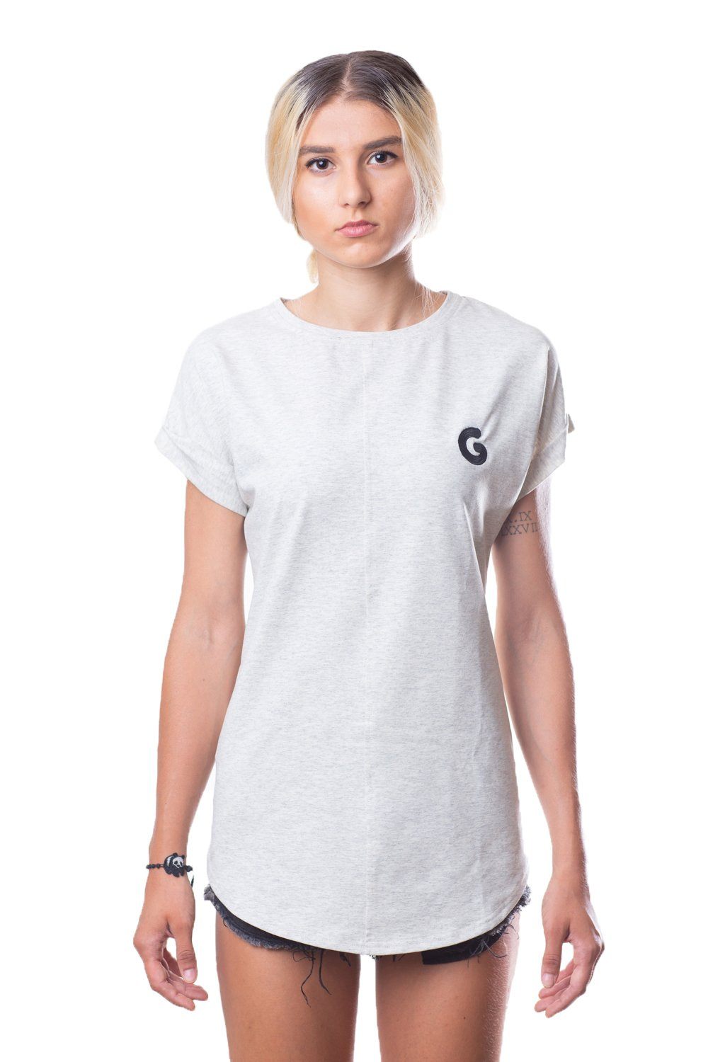 French Terry Woman Oversize Tee // off-white