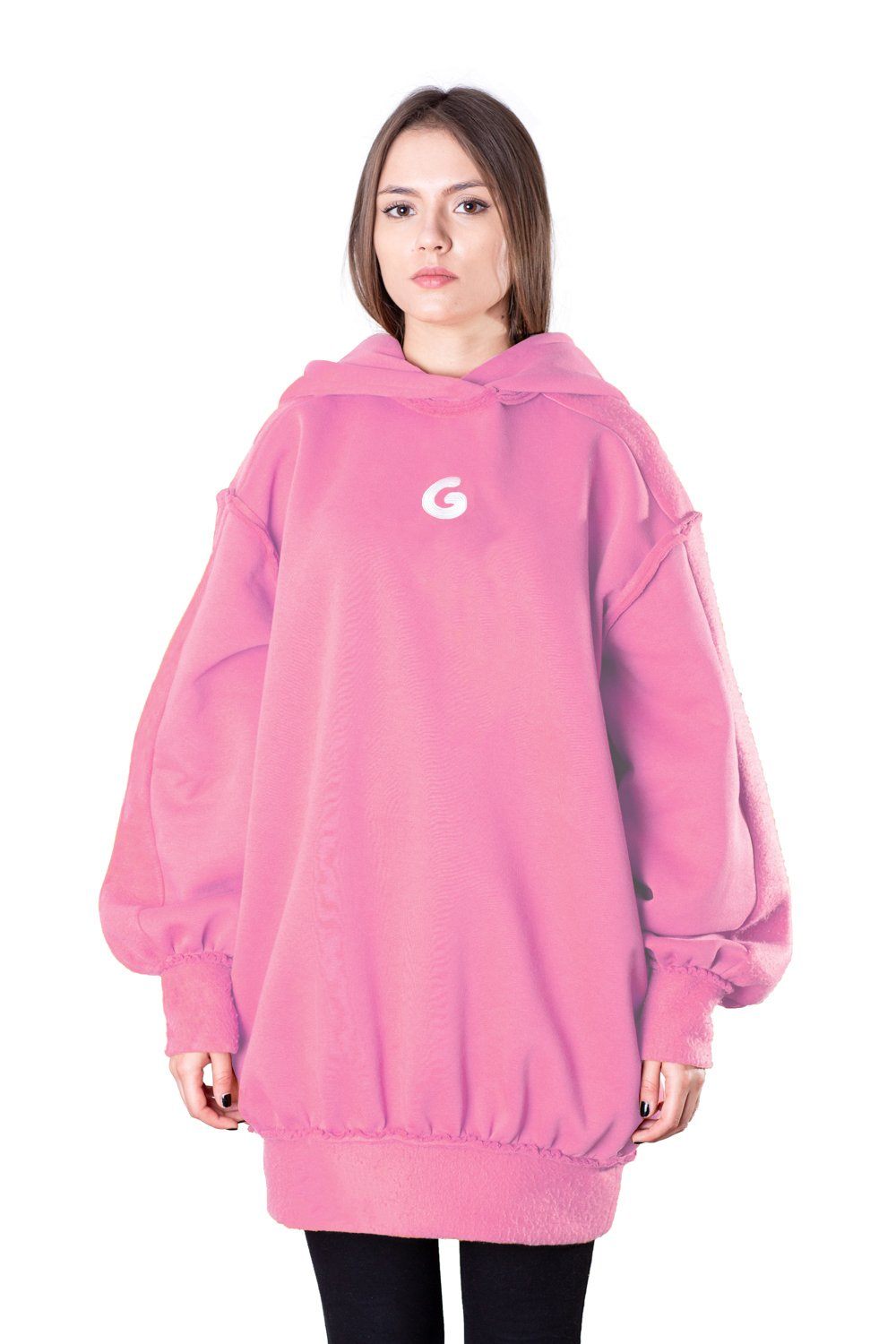 TheG Fresh Oversize Hoody Woman // pink