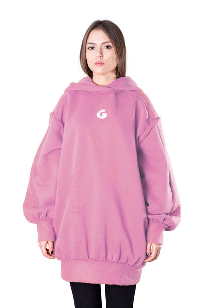 TheG Fresh Oversize Hoody Woman // staroružová