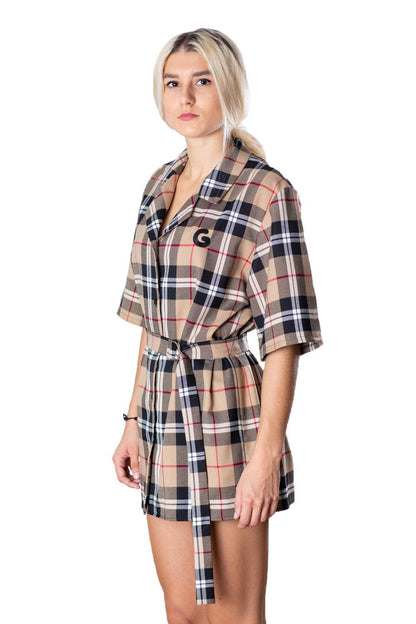 Tartanové ženské šaty // burberry