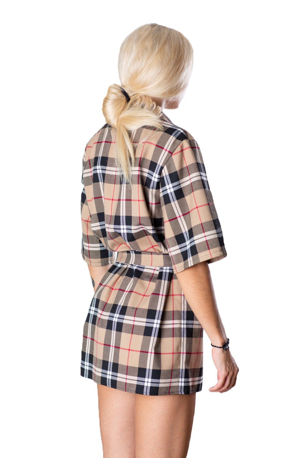 Tartanové ženské šaty // burberry