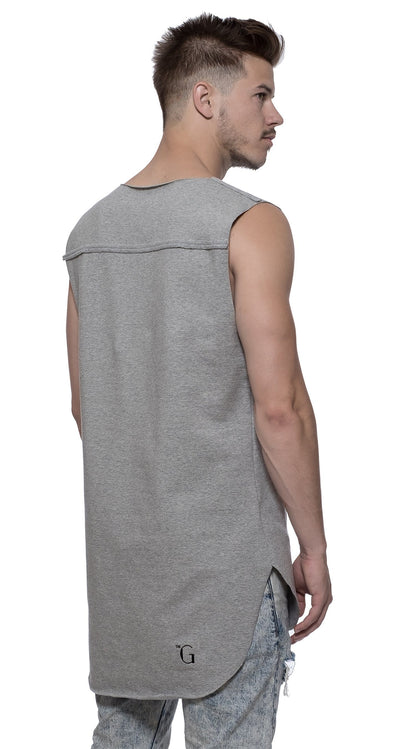 TheG Longline Vest // grey