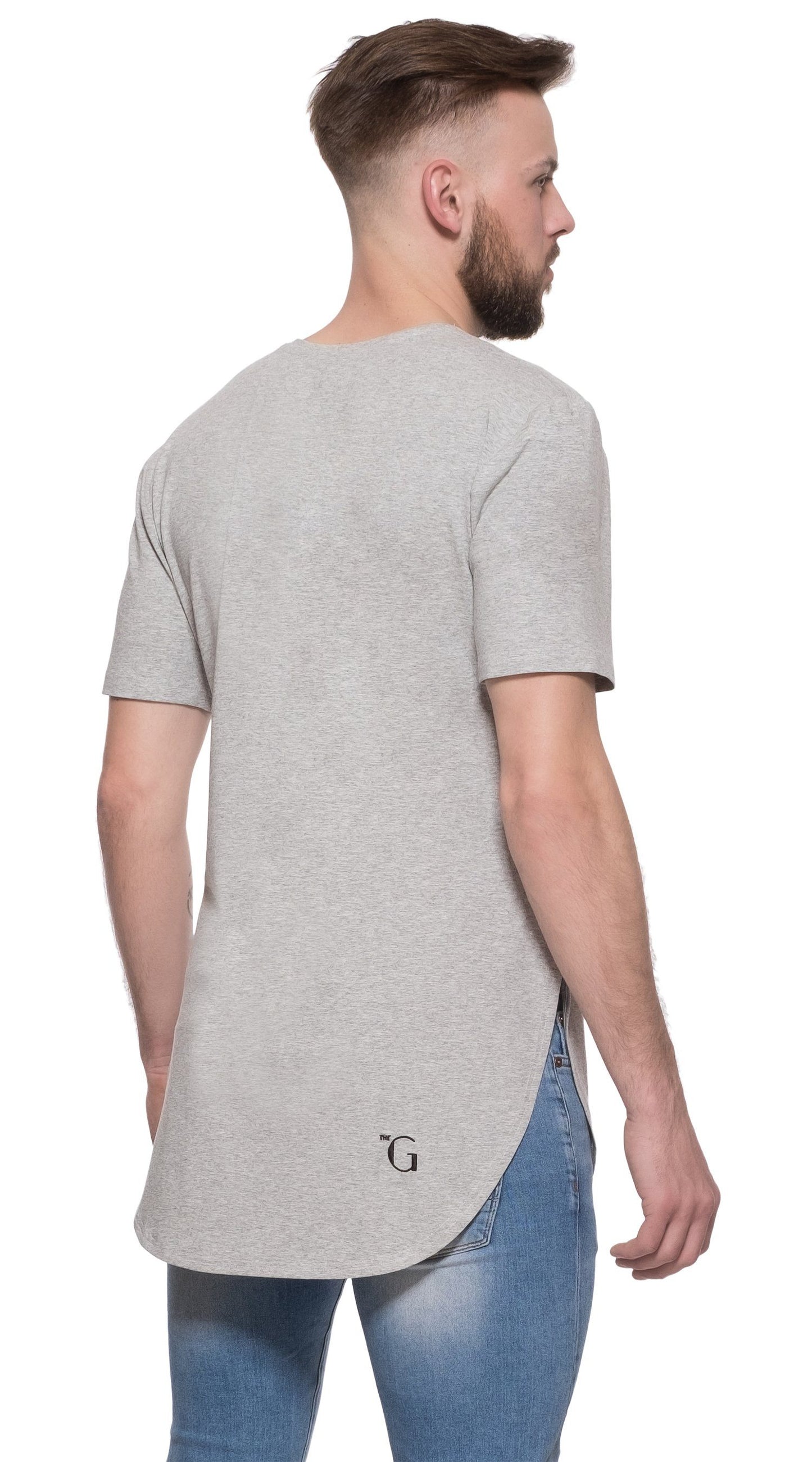 TheG Man viskóza Basic 2/2 dlhé tričko // šedá