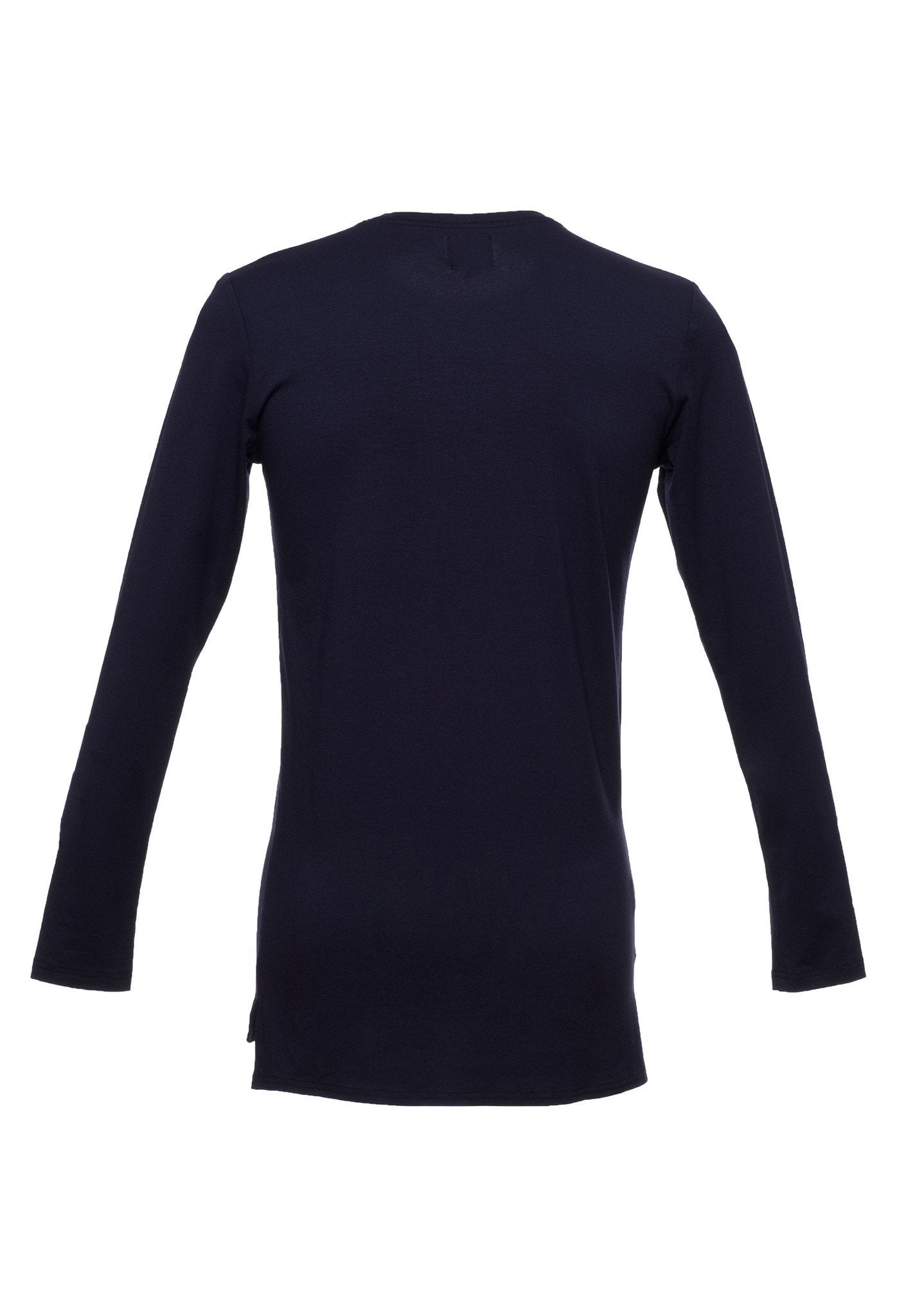 TheG viscose handmade designer under long tee navy blue