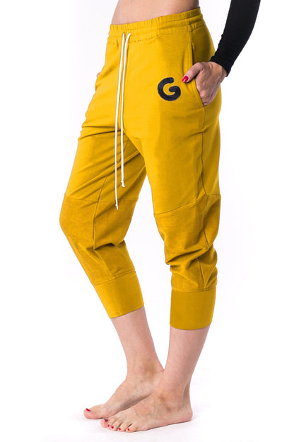 The Woman Paneled Jogger 17 // žltá